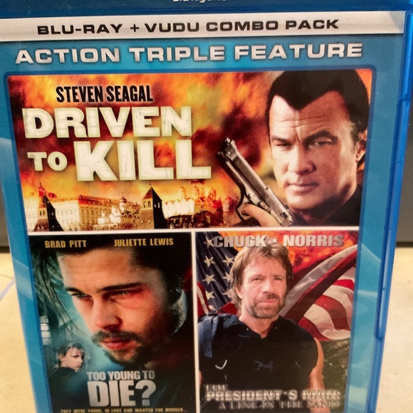 Blu Ray Disc - Action Triple Feature. V43 - Picture 1 of 3